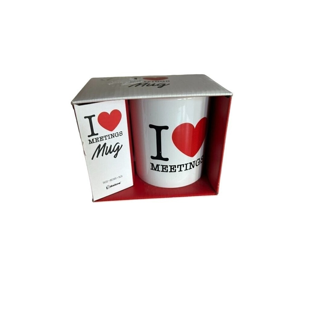NEW‎ I Love Meetings Novelty Mug